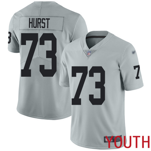 Oakland Raiders Limited Silver Youth Maurice Hurst Jersey NFL Football #73 Inverted Legend Jersey->women nfl jersey->Women Jersey